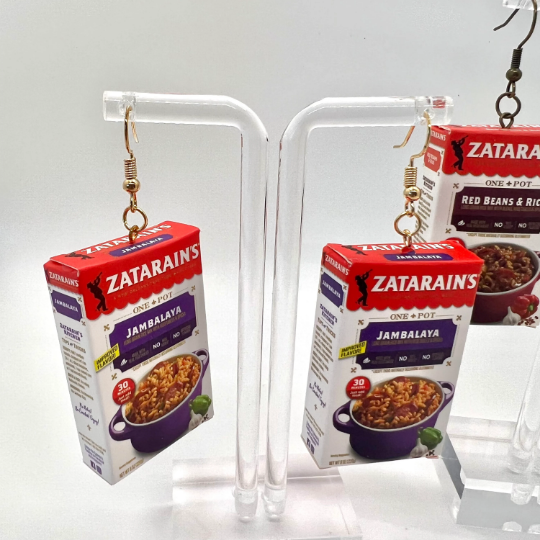 Jambalaya & Red Beans Earrings
