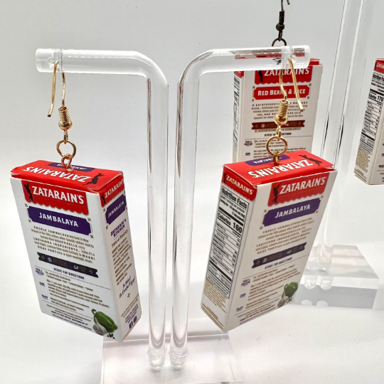 Jambalaya & Red Beans Earrings