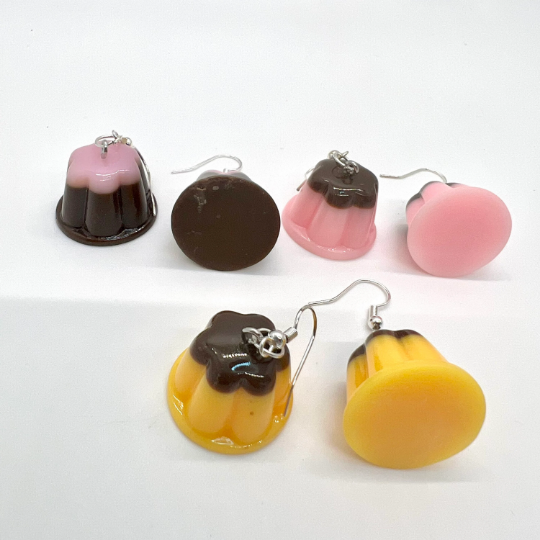 Flan Pudding Earrings