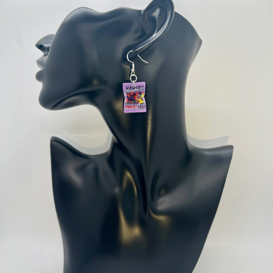 Haribo Gummy Bear Bag Earrings