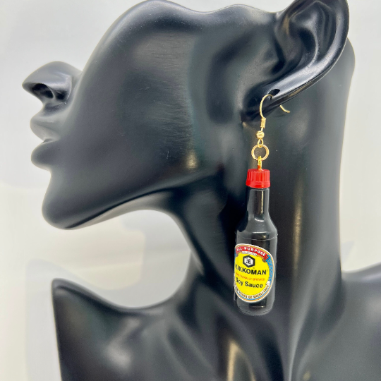 Kikkoman Soy Sauce Earrings