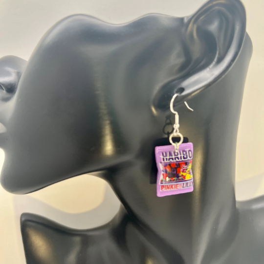 Haribo Gummy Bear Bag Earrings