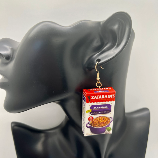 Jambalaya & Red Beans Earrings