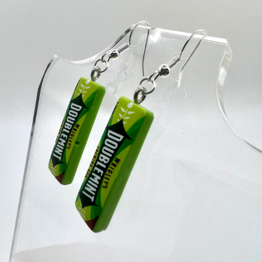 Double Mint Gum Earrings