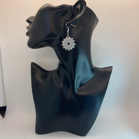 Saw Blade Tool Earrings