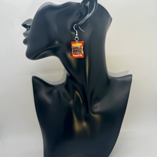 Haribo Gummy Bear Bag Earrings