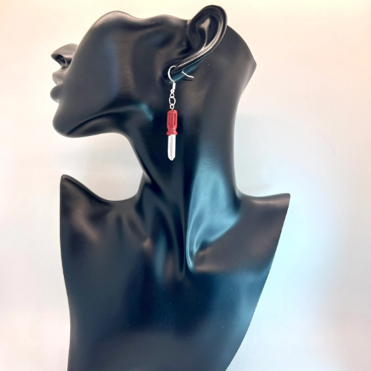 Screw Driver Earrings