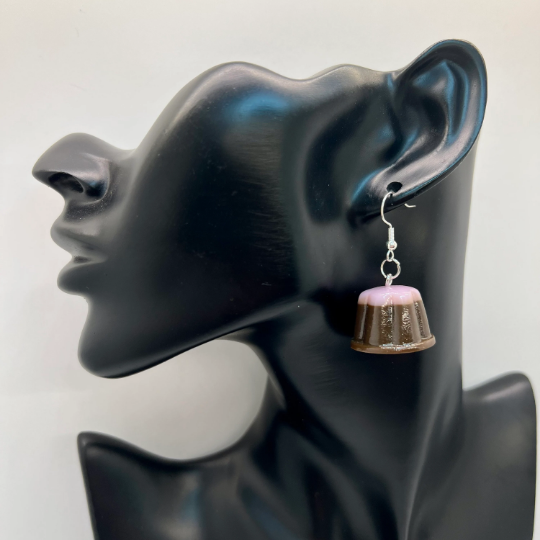 Flan Pudding Earrings