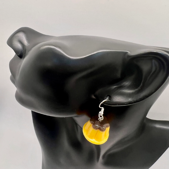 Flan Pudding Earrings