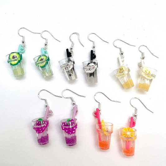 Lemonade Drink Earrings