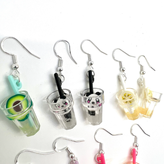 Lemonade Drink Earrings