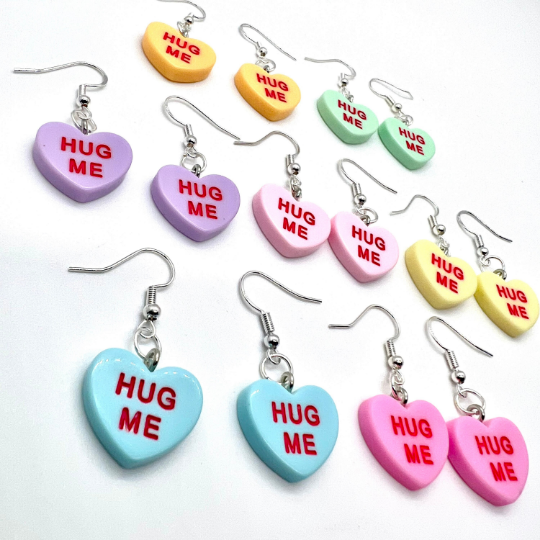 Valentines Heart Earrings
