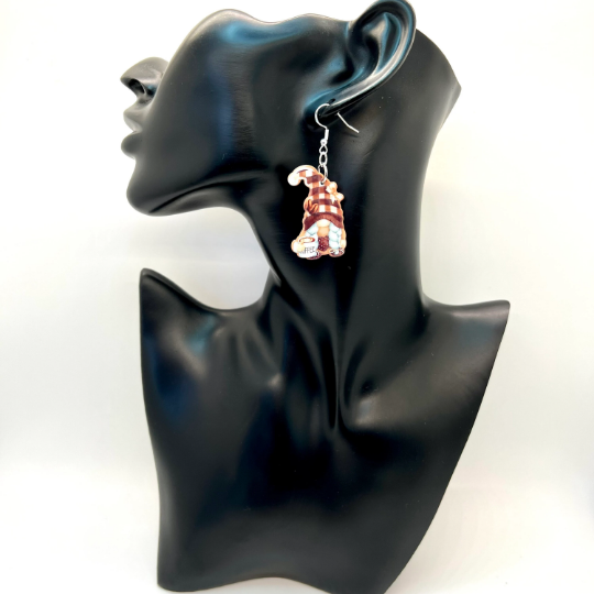 Coffee Gnome Earrings