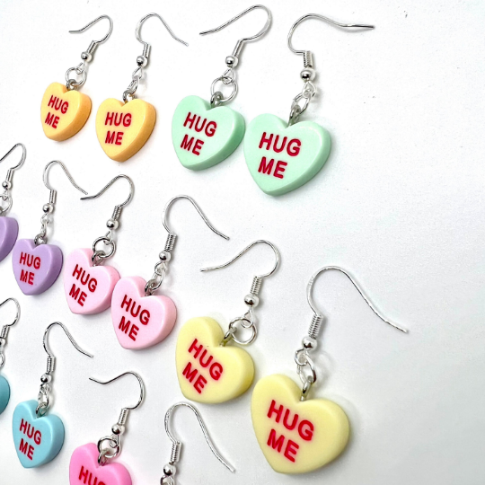 Valentines Heart Earrings