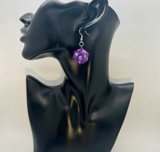 D20 Dice Earrings