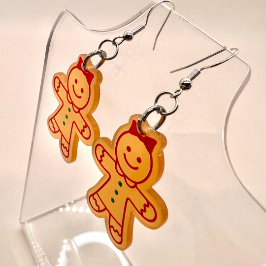 Gingerbread Couple Earrings