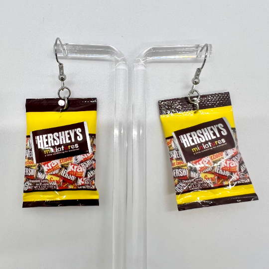 Hersheys Bag Earrings