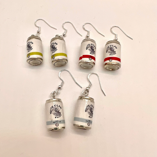 Hard Seltzer Can Earrings