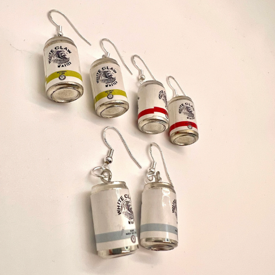 Hard Seltzer Can Earrings