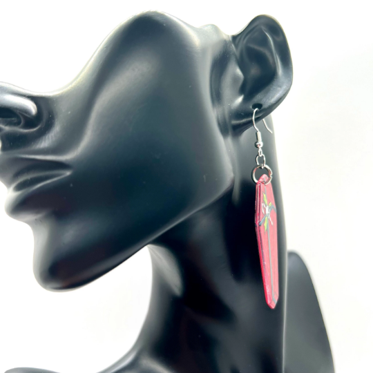 Christmas Skull Earrings