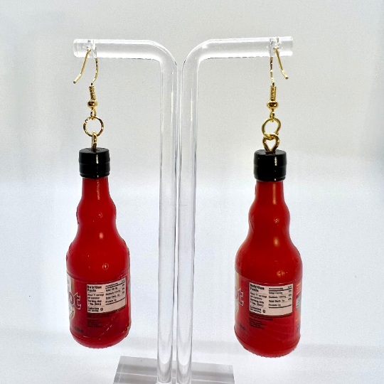 Franks Red Hot Sauce Earrings