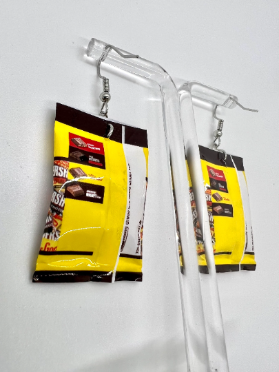 Hersheys Bag Earrings
