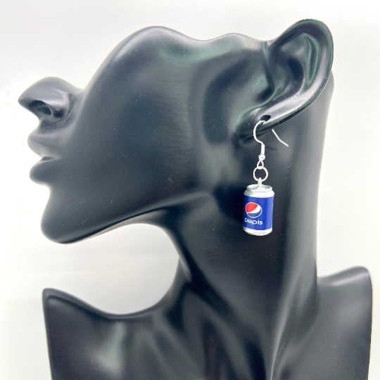 Pepsi Can Earrings