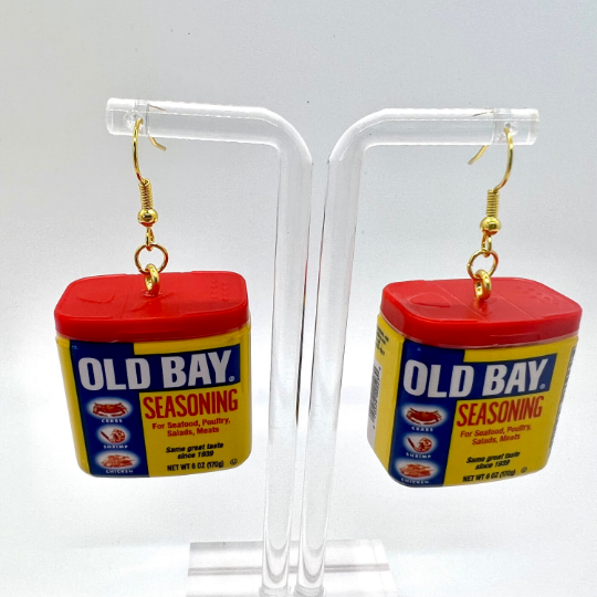 Old Bay Seasoning Earrings