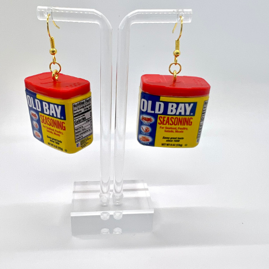 Old Bay Seasoning Earrings