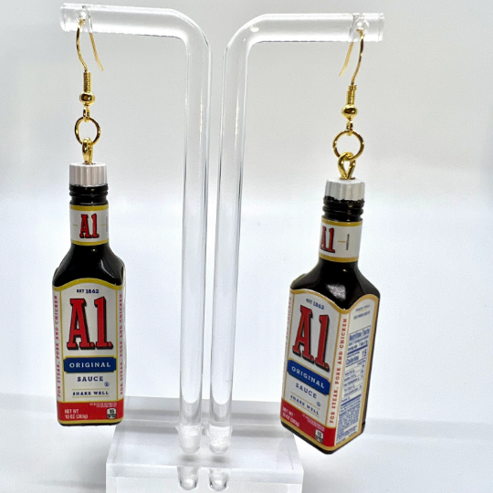A1 Steak Sauce Earrings