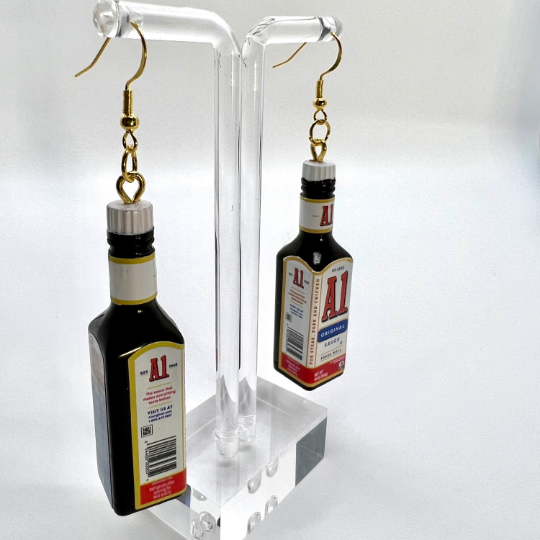 A1 Steak Sauce Earrings