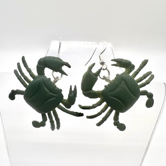 Cajun Crab Earrings