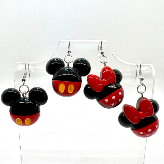 Mickey & Minnie Mouse Earrings