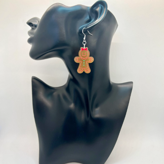 Gingerbread Couple Earrings