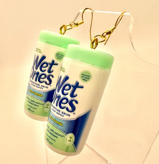 Wet Ones Wipes Mini Brands Earrings
