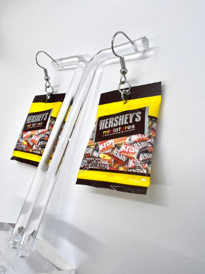 Hersheys Bag Earrings
