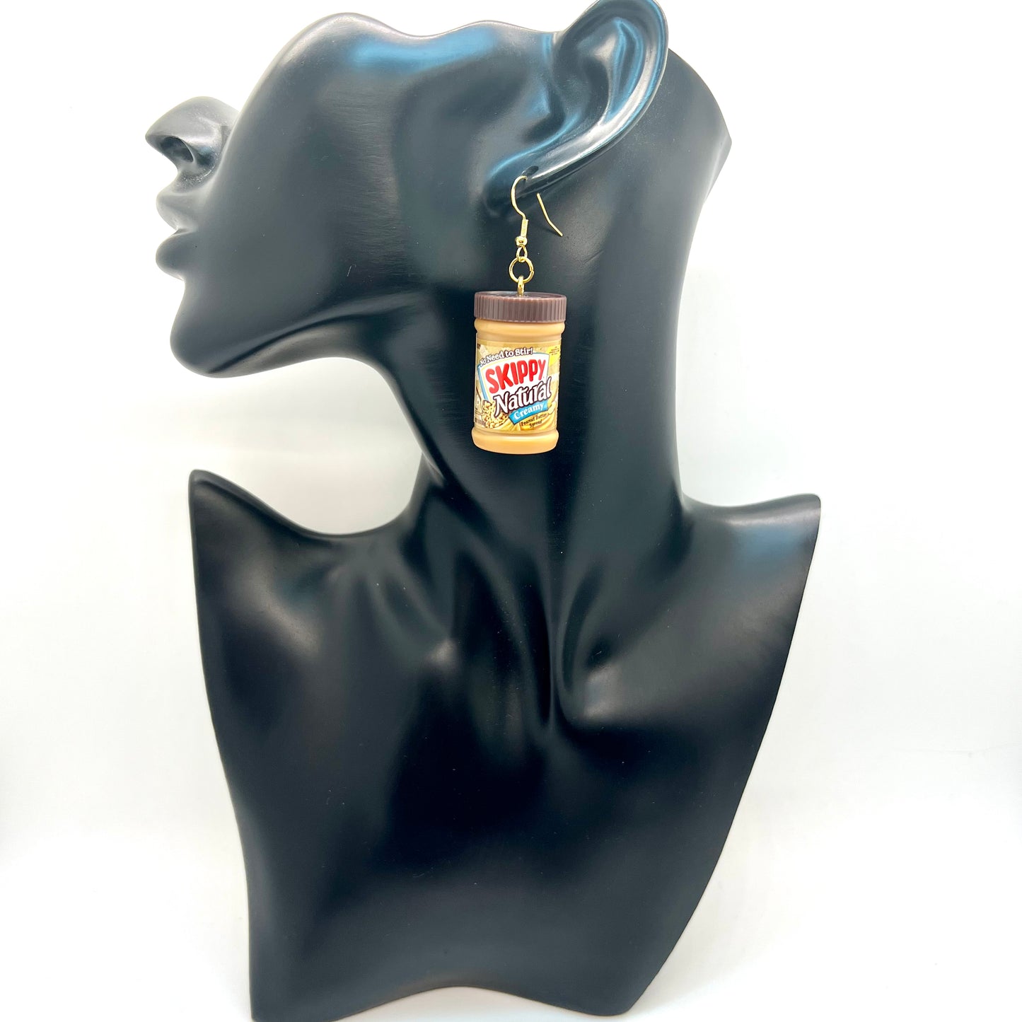 Skippy Peanut Butter Earrings