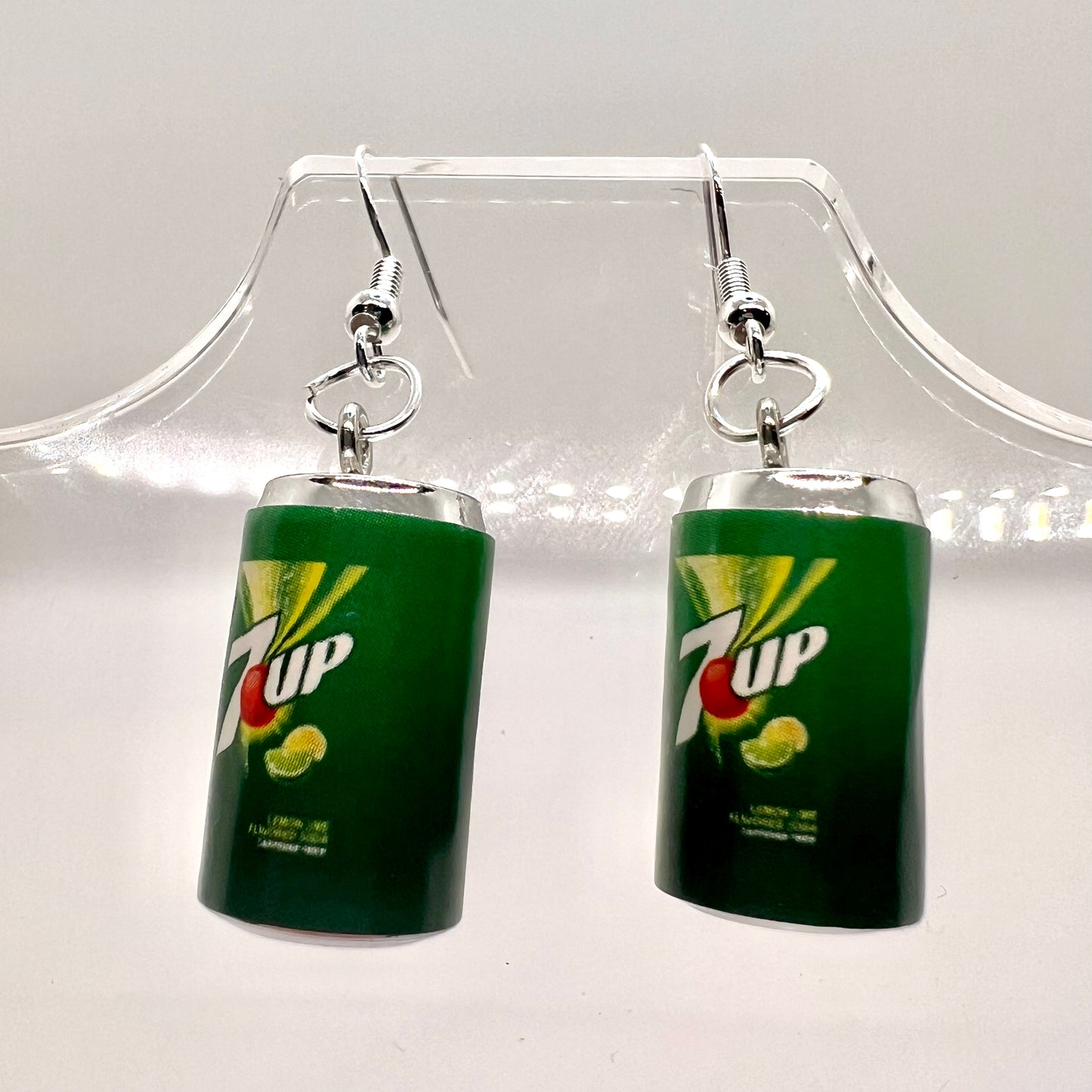 7Up Can Earrings