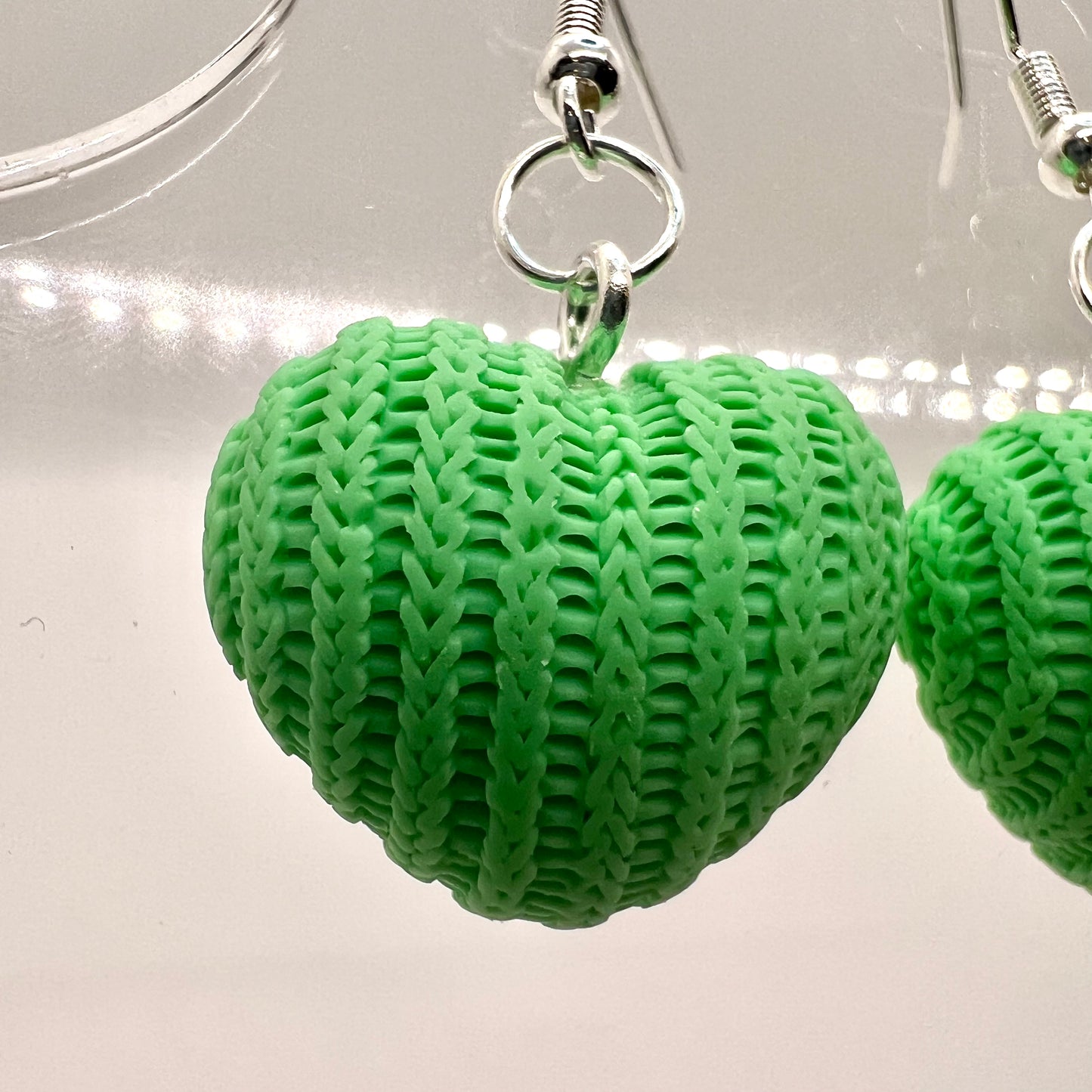 Sweater Heart Earrings