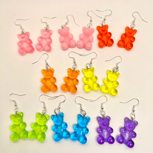 Giant Gummy Bear Earrings