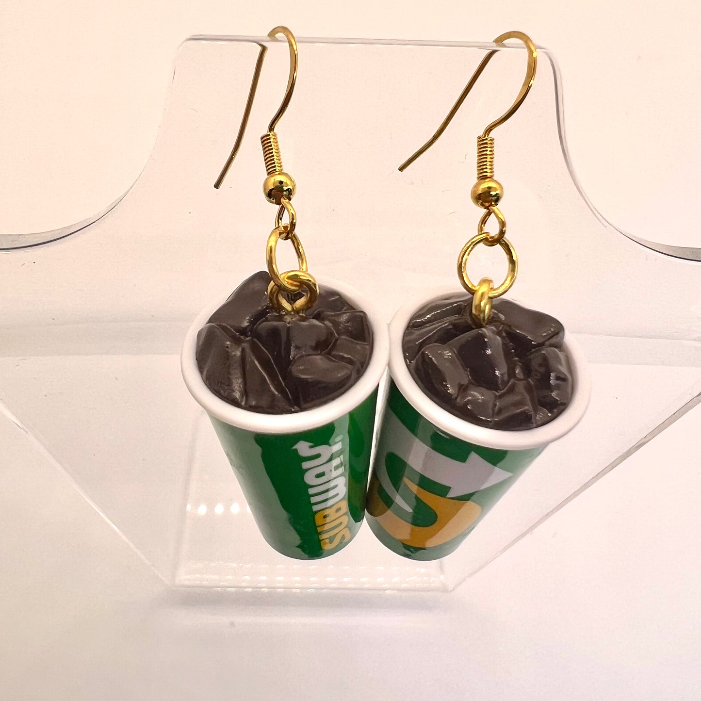 Subway Drink Earrings