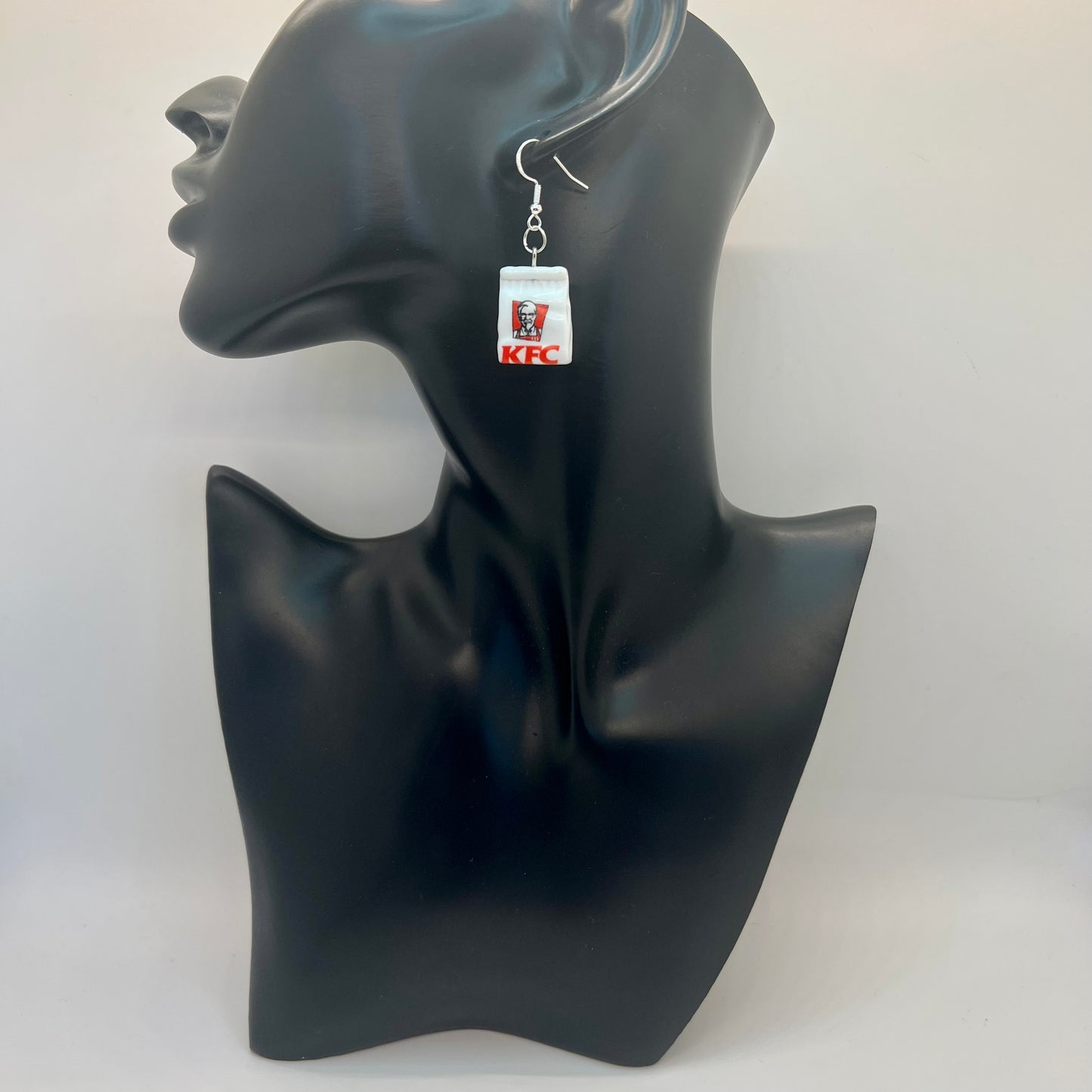 KFC Takeaway Bag Earrings