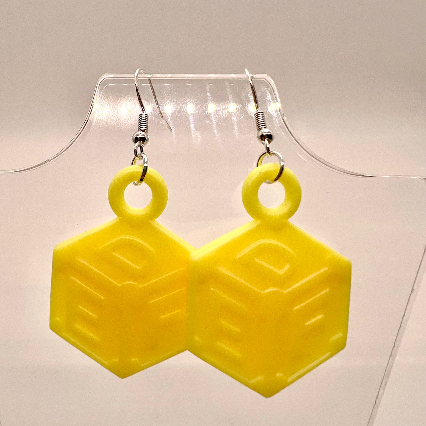 Baby Alphabet Block Earrings