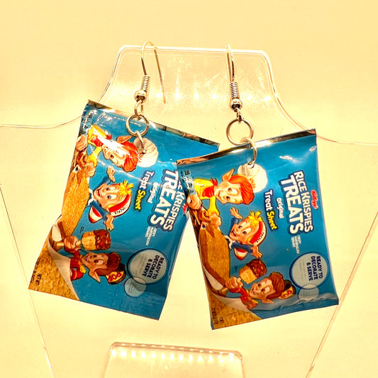 Rice Crispy Treat Earrings
