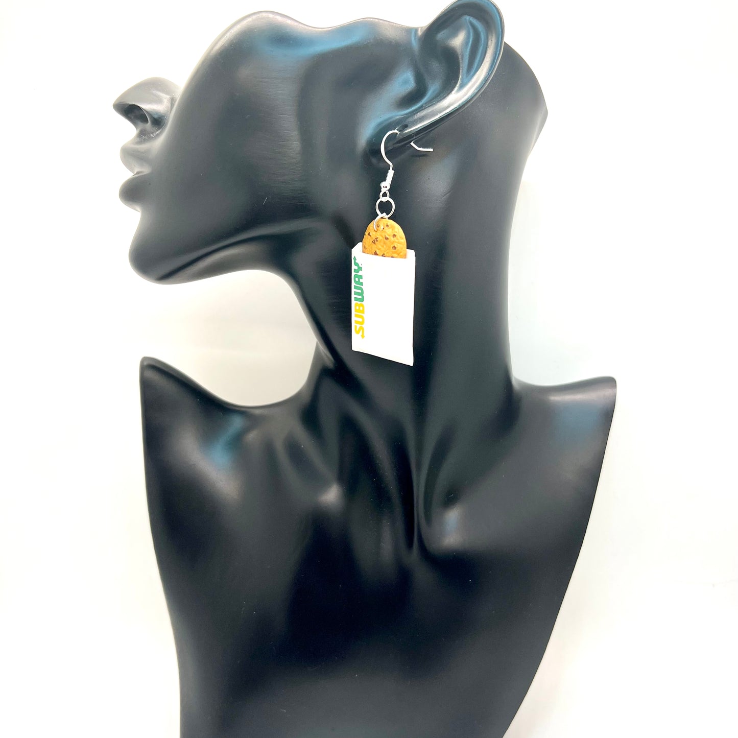 Subway Cookie Bag Earrings