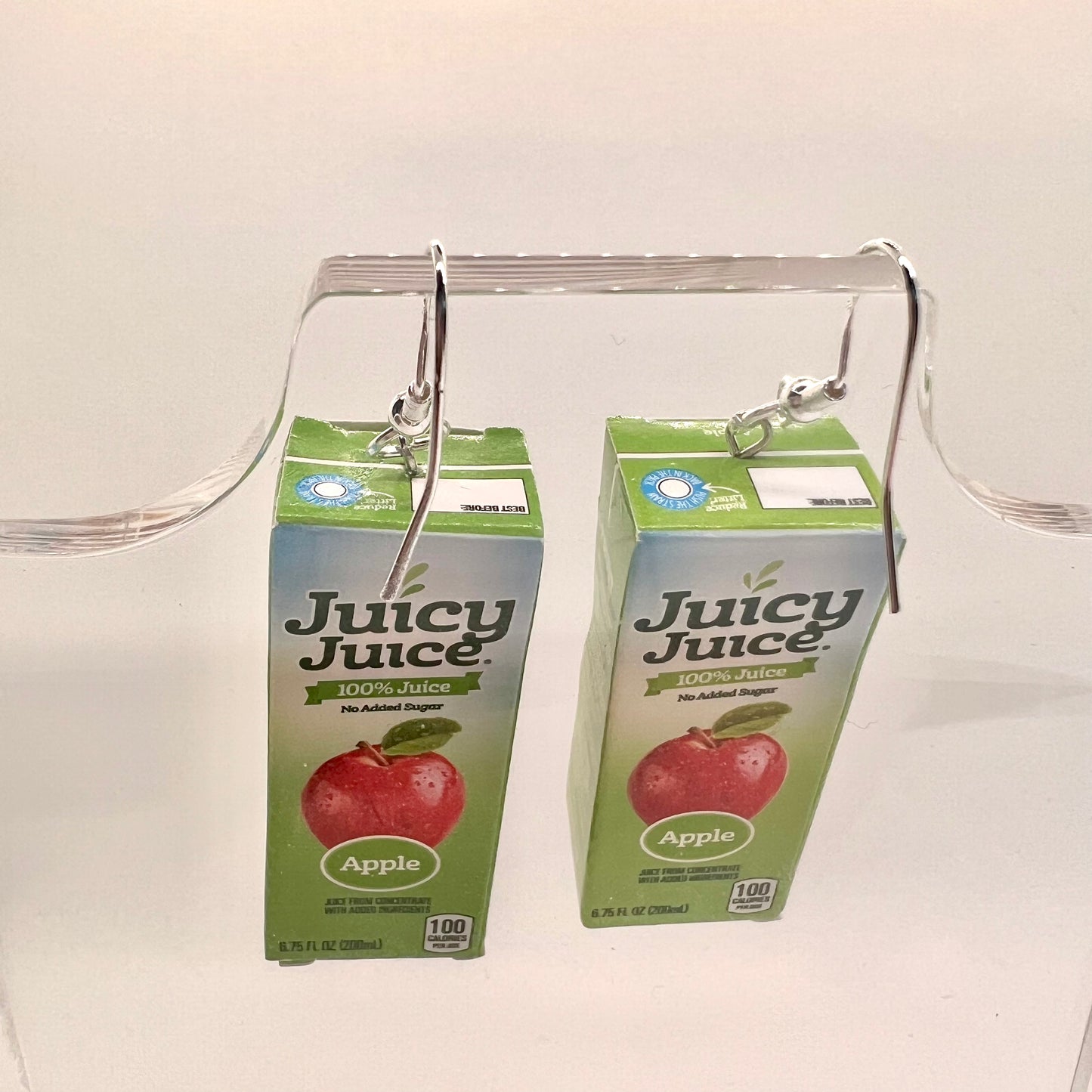 Juicy Juice Box Earrings