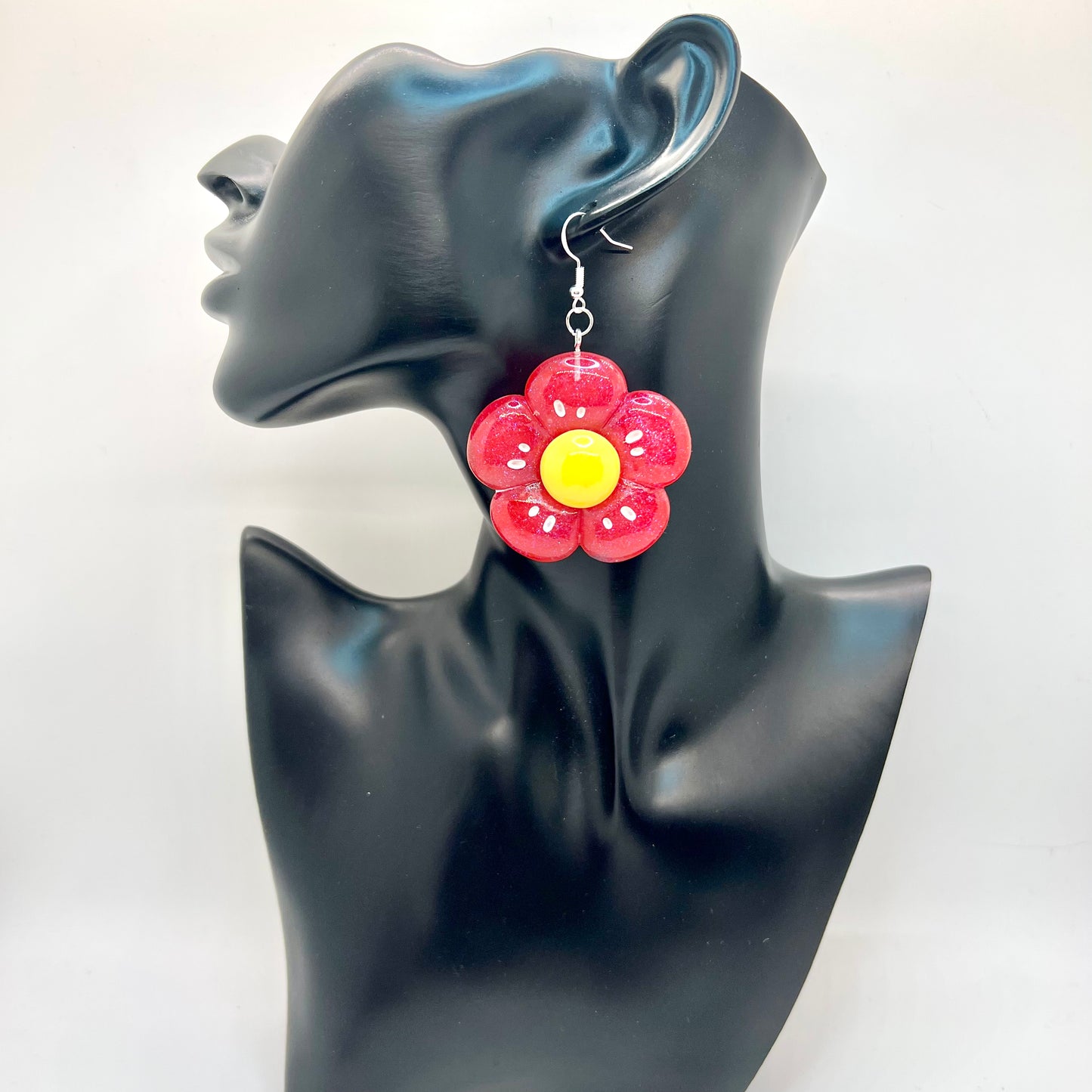 Oversize Flower Earrings