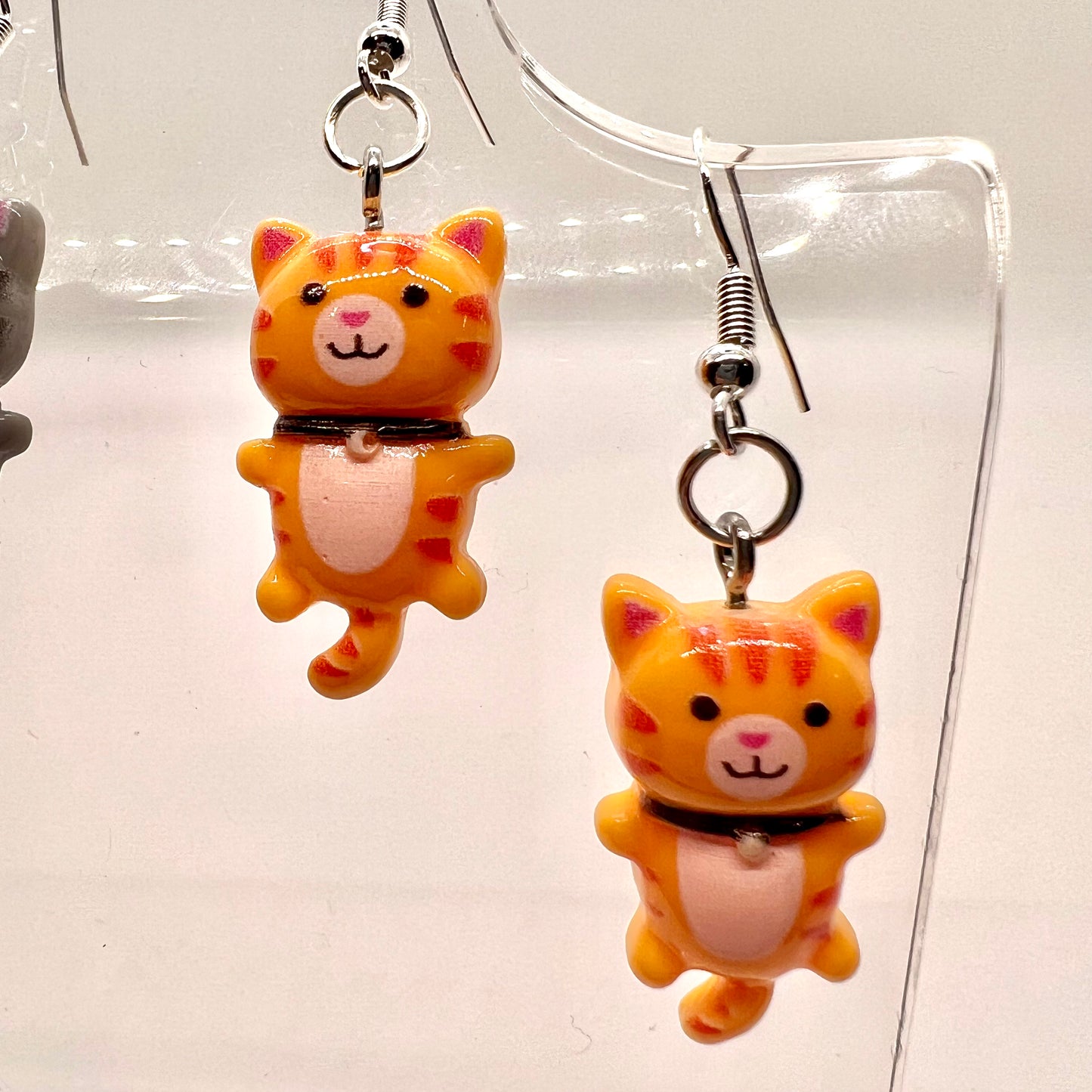 Tabby Cat Earrings