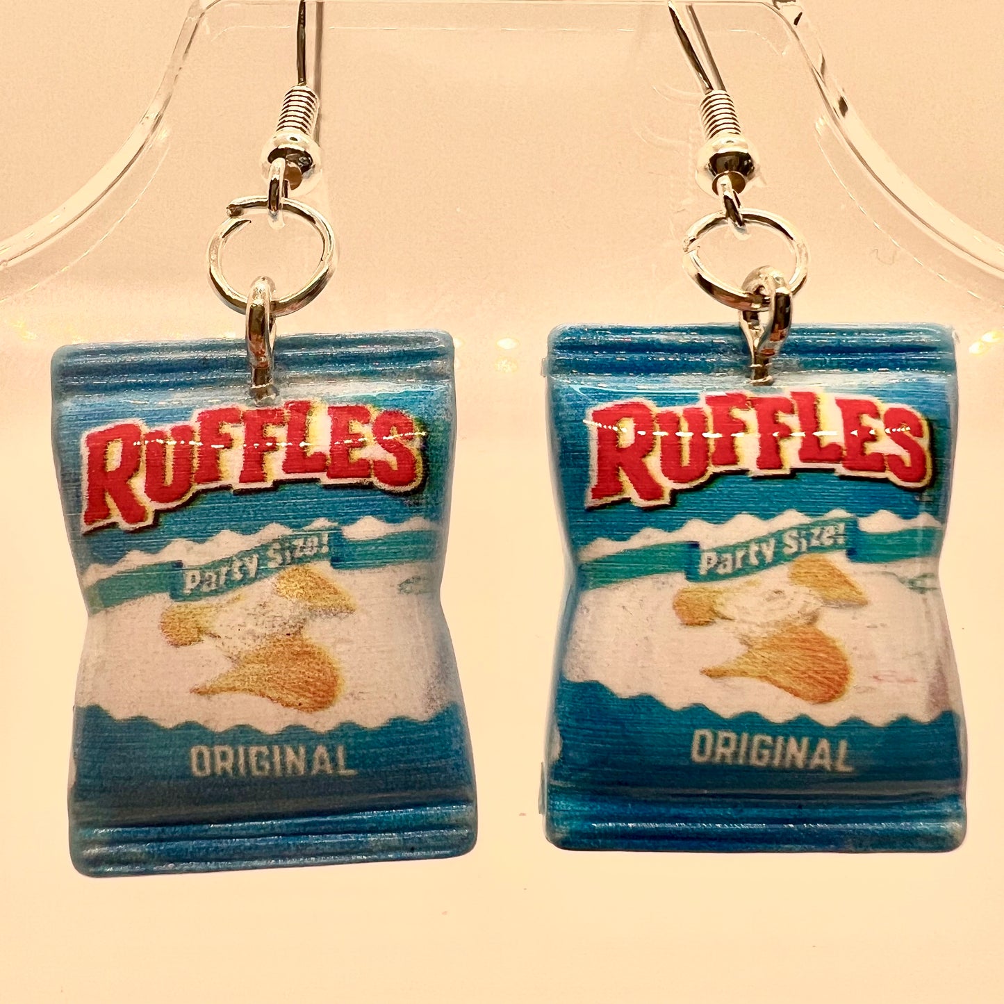 Ruffles Chip Bag Earrings