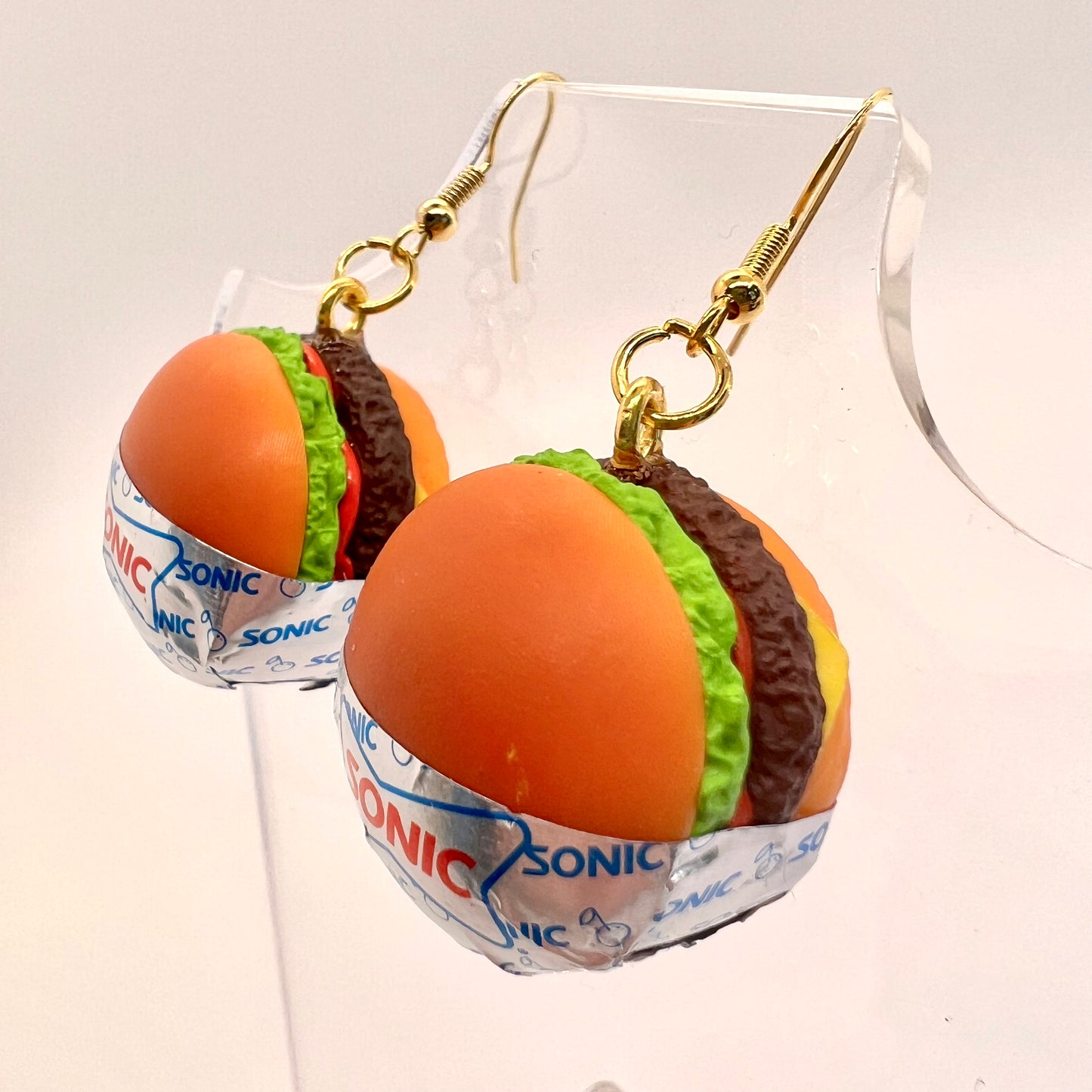 Sonic Burger Earrings